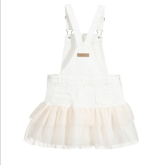 MAYORAL
GIRLS IVORY PINAFORE DRESS - Picture 2 of 6